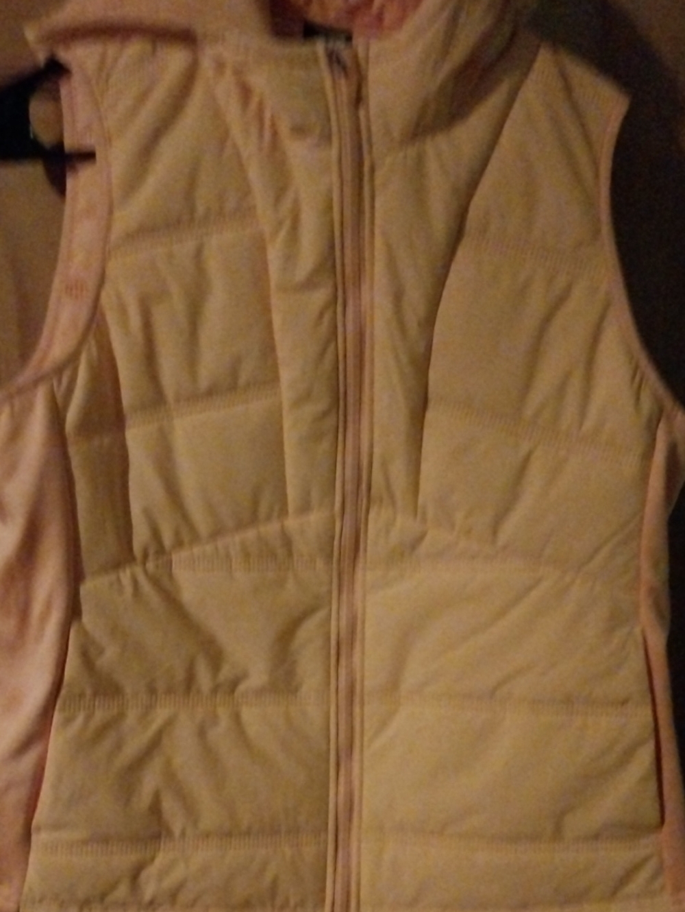 Women's Lightweight Quilted Vest - Orange